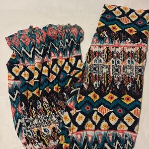 Colorful Patterned maxi shirt